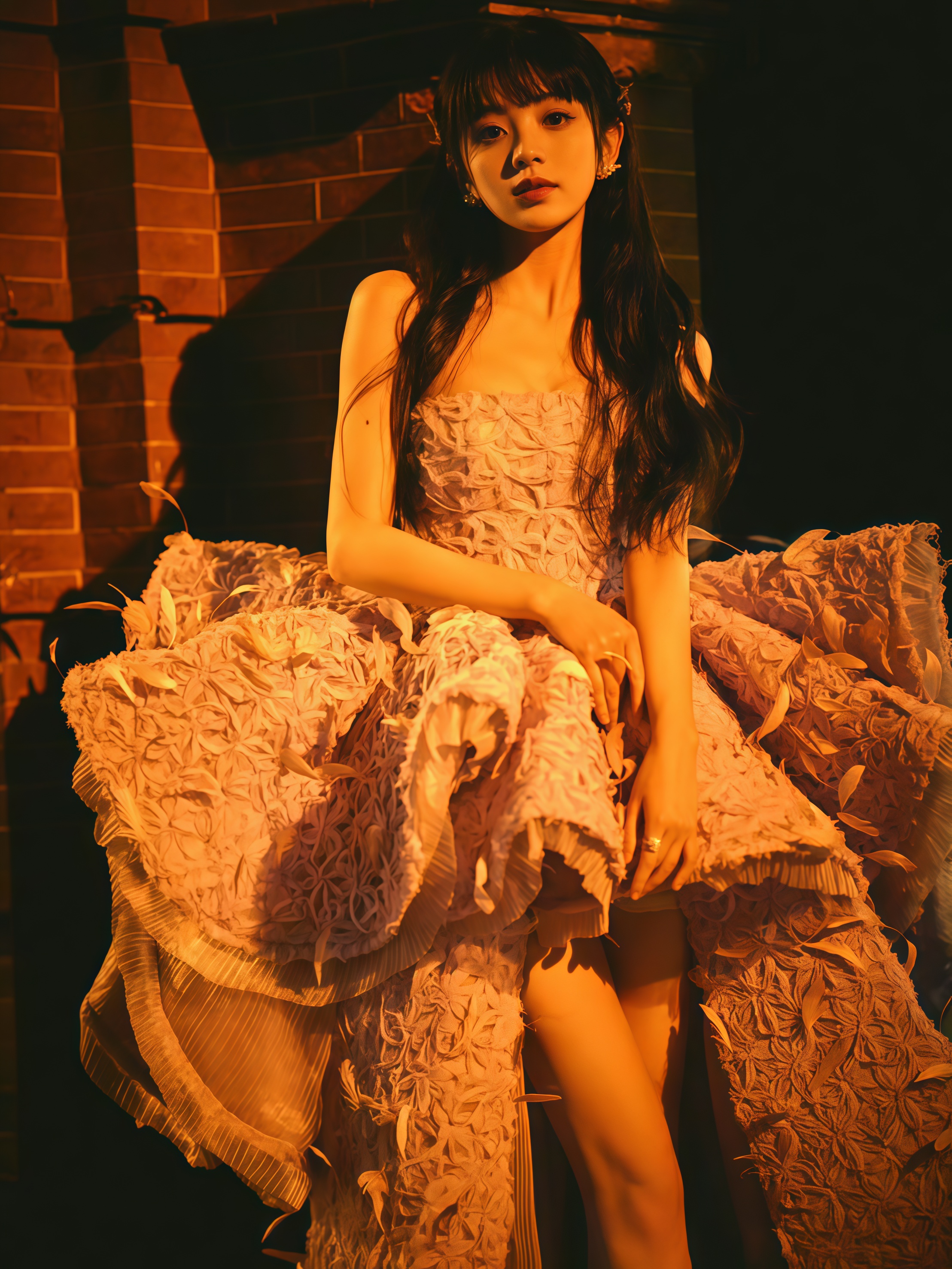 田曦薇的甜妹进化论：27岁穿出“甜雅”高阶感，这条街拍神裙暗藏3个心机！