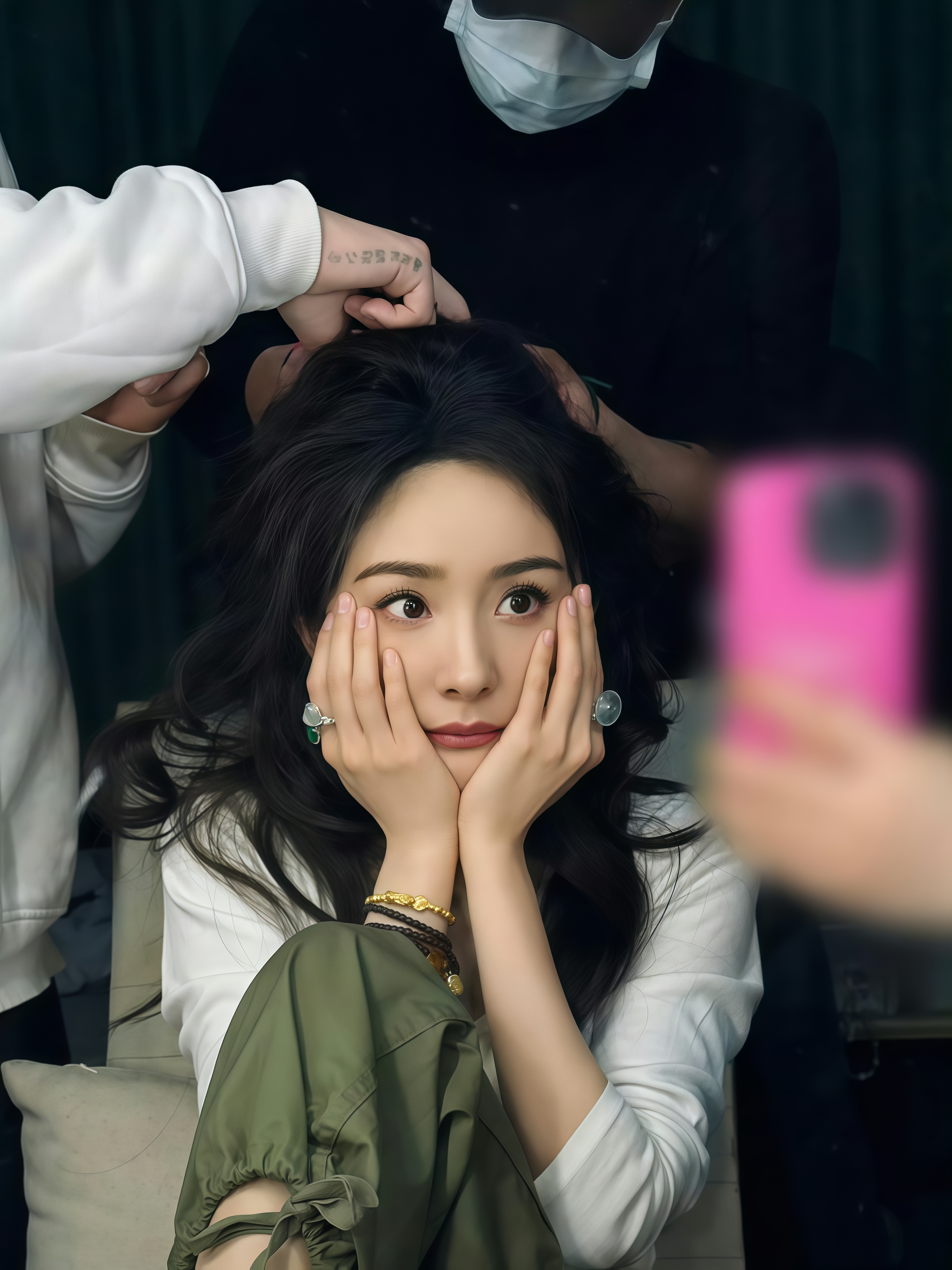 杨幂的花絮也是颜值的暴击