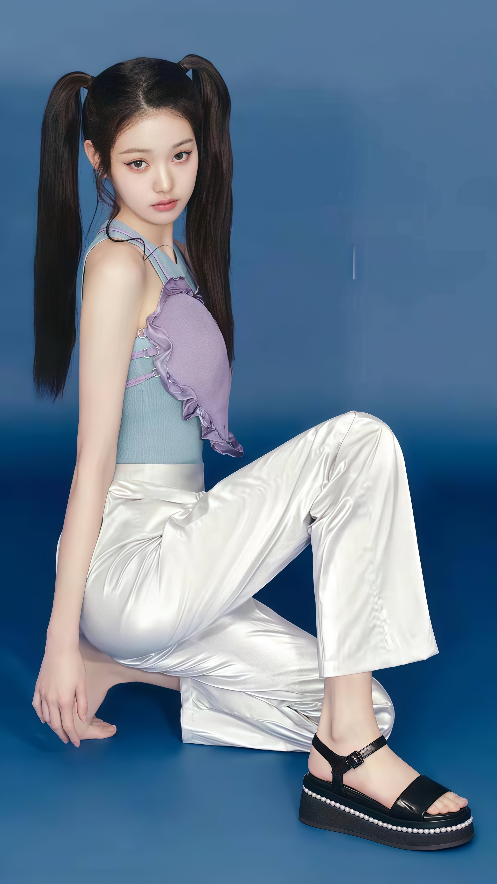 张元英露腿露脚照杀疯了，这“人间反光板”体质谁扛得住