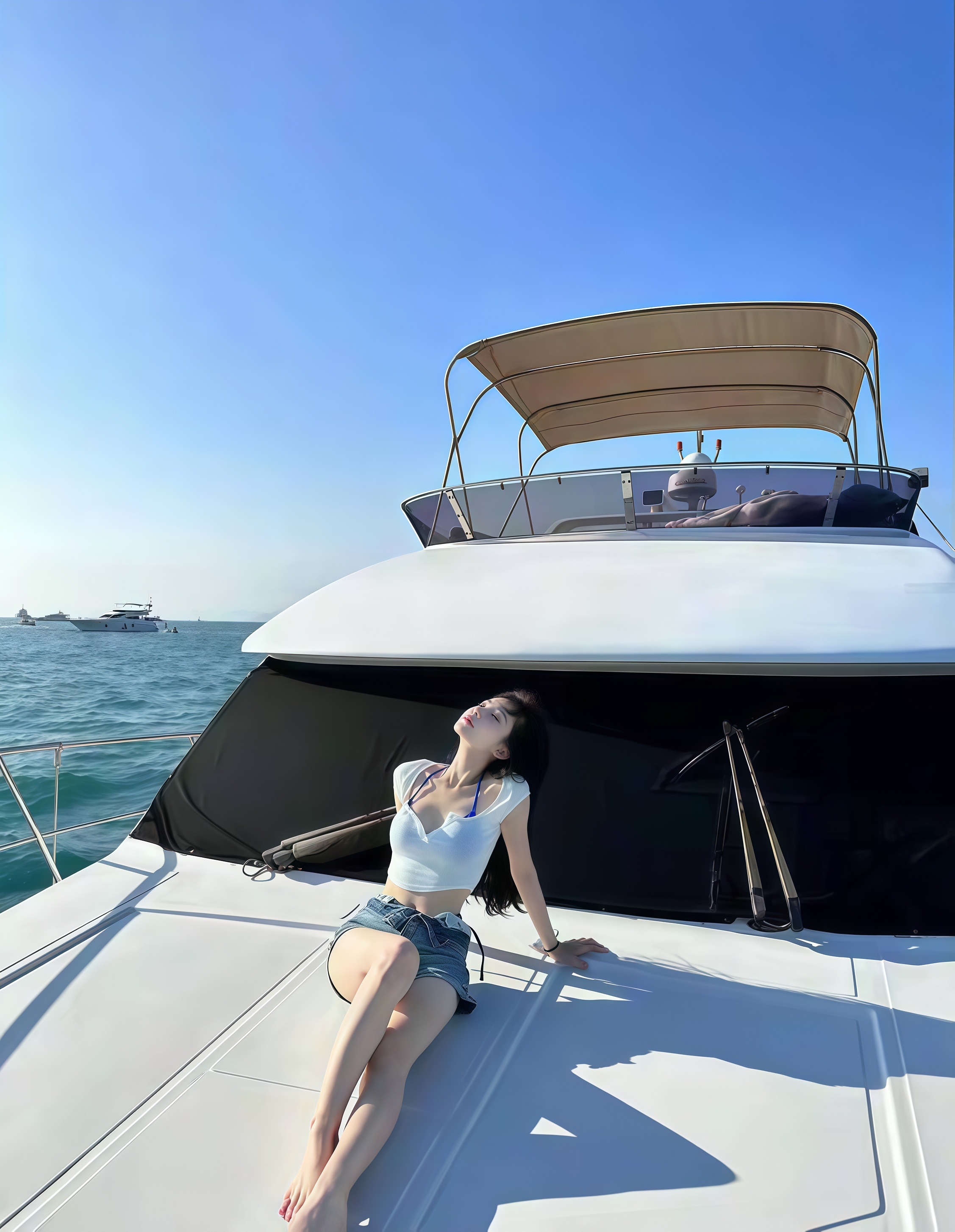 冯提莫轮船美照杀疯!清甜穿搭把夏日氛围拉满 冯提莫轮船美照杀疯!清甜穿搭把夏日氛围拉满