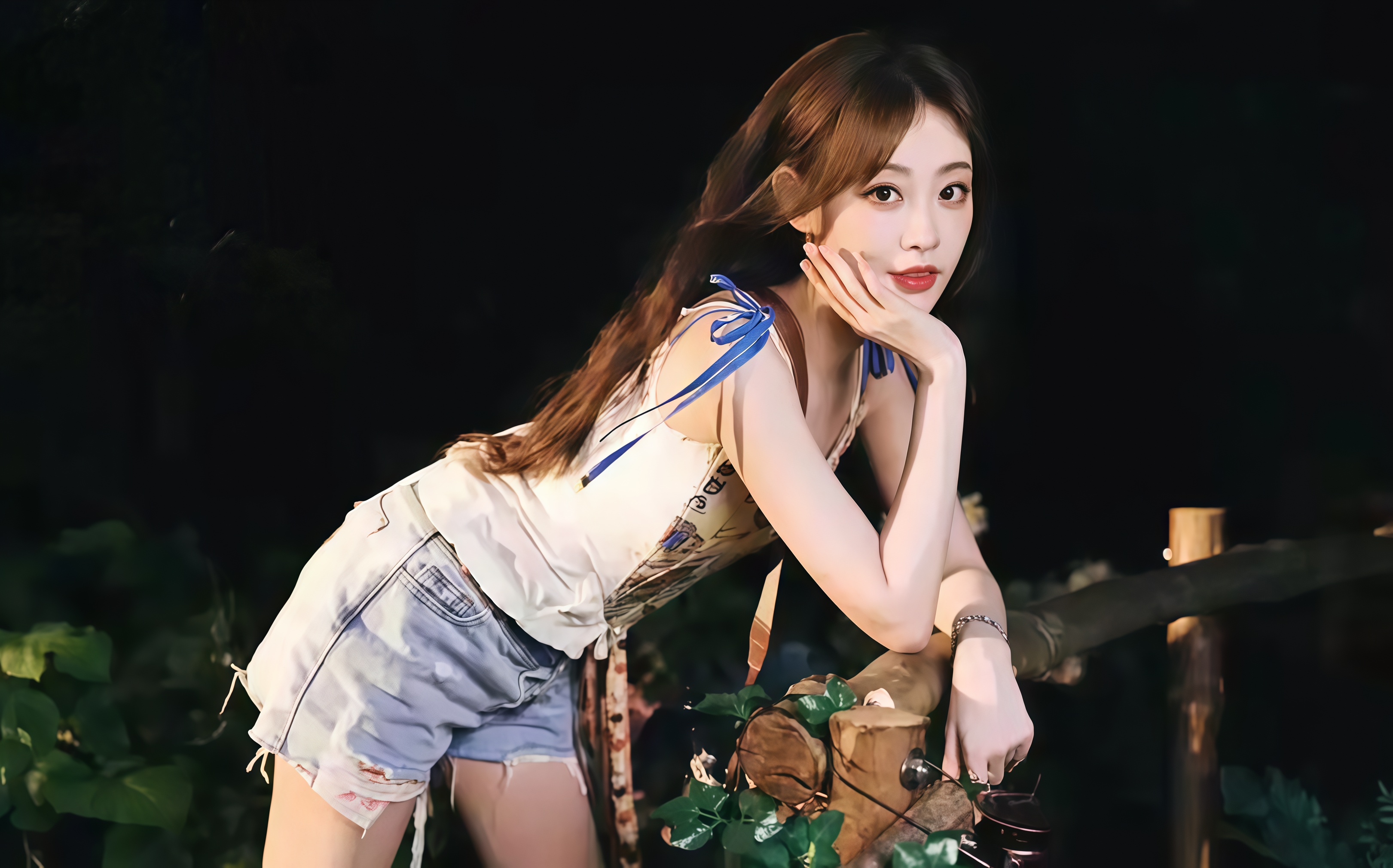 祝绪丹的牛仔吊带杀疯了!3招教你复刻夏日“漫画腿”穿搭 祝绪丹的牛仔吊带杀疯了!3招教你复刻夏日“漫画腿”穿搭