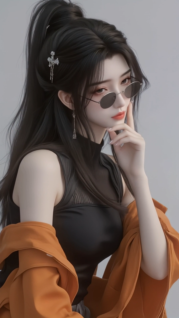 AI 美女动态视频壁纸