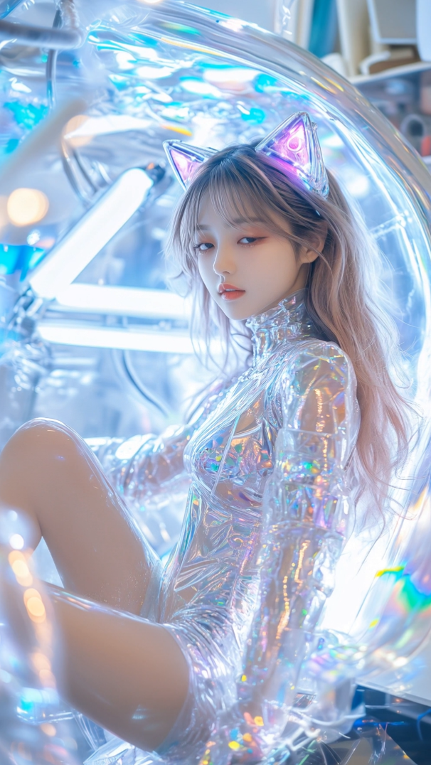 AI 美女动态视频壁纸