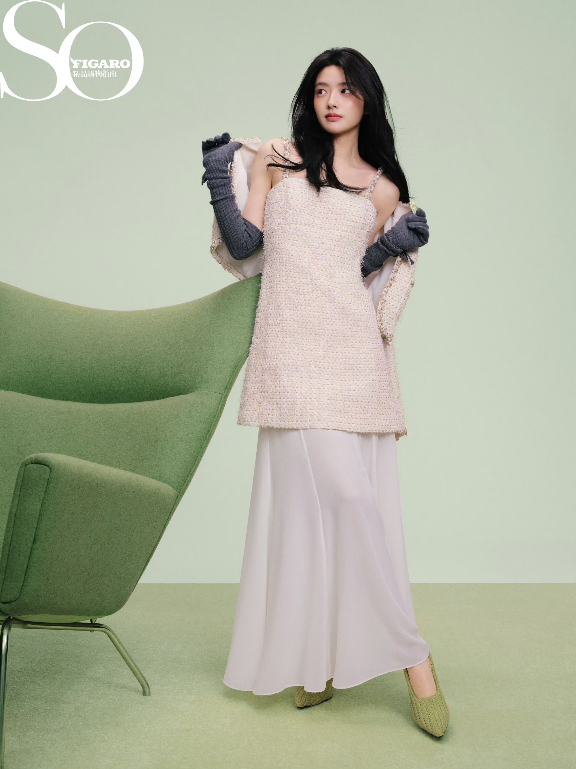 徐若晗SoFigaro封面 一路斑斓时尚大片