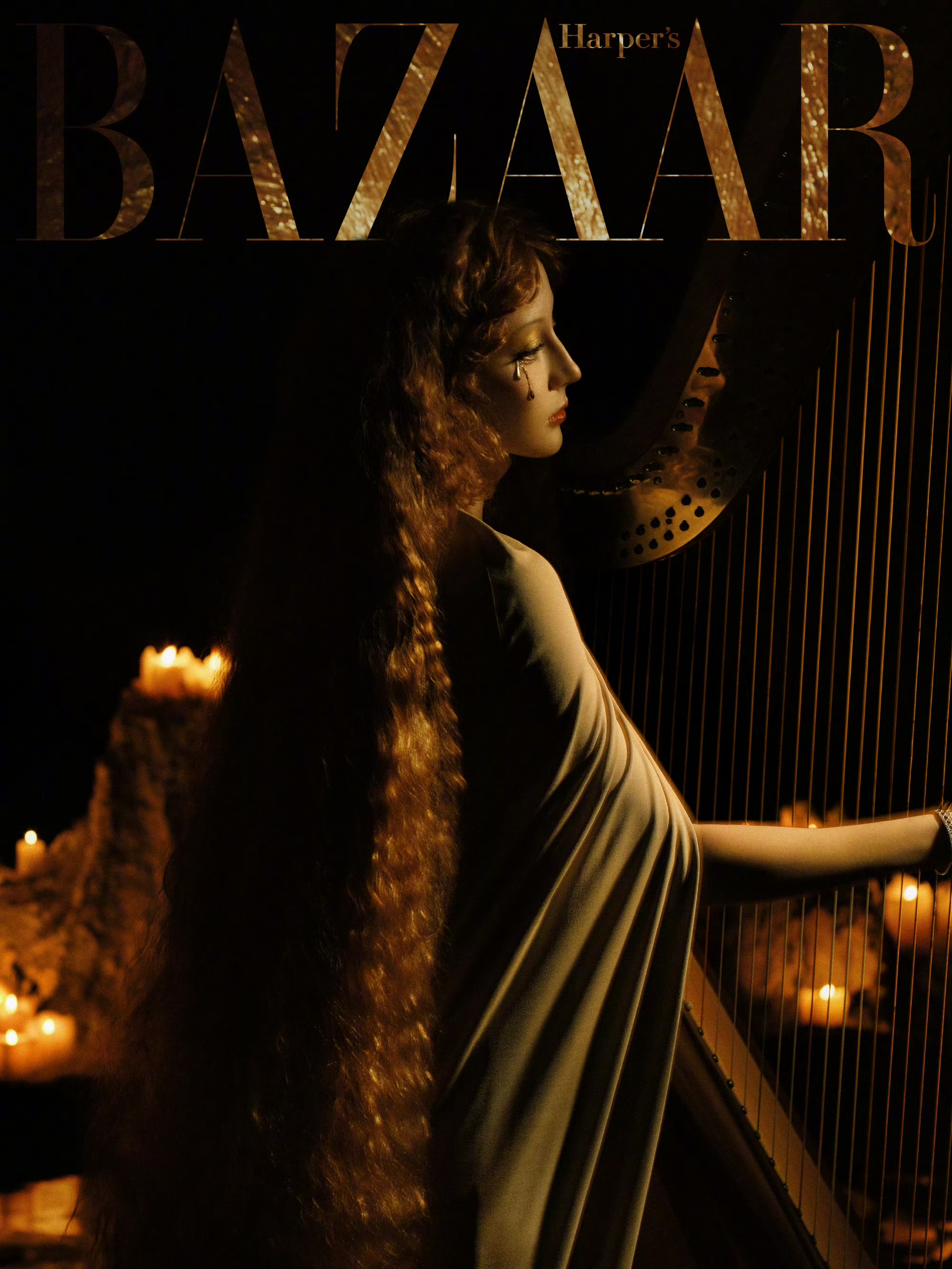 迪丽热巴2026时尚芭莎开年刊 每一张都好看