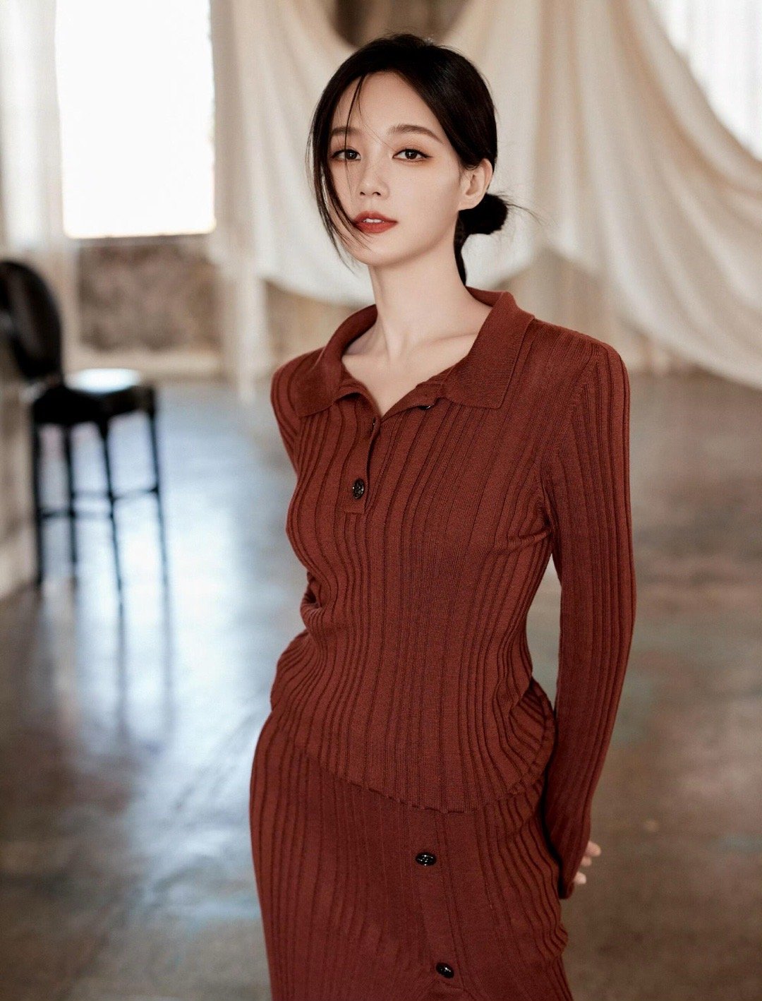 高级清冷感李一桐 穿搭高级舒适