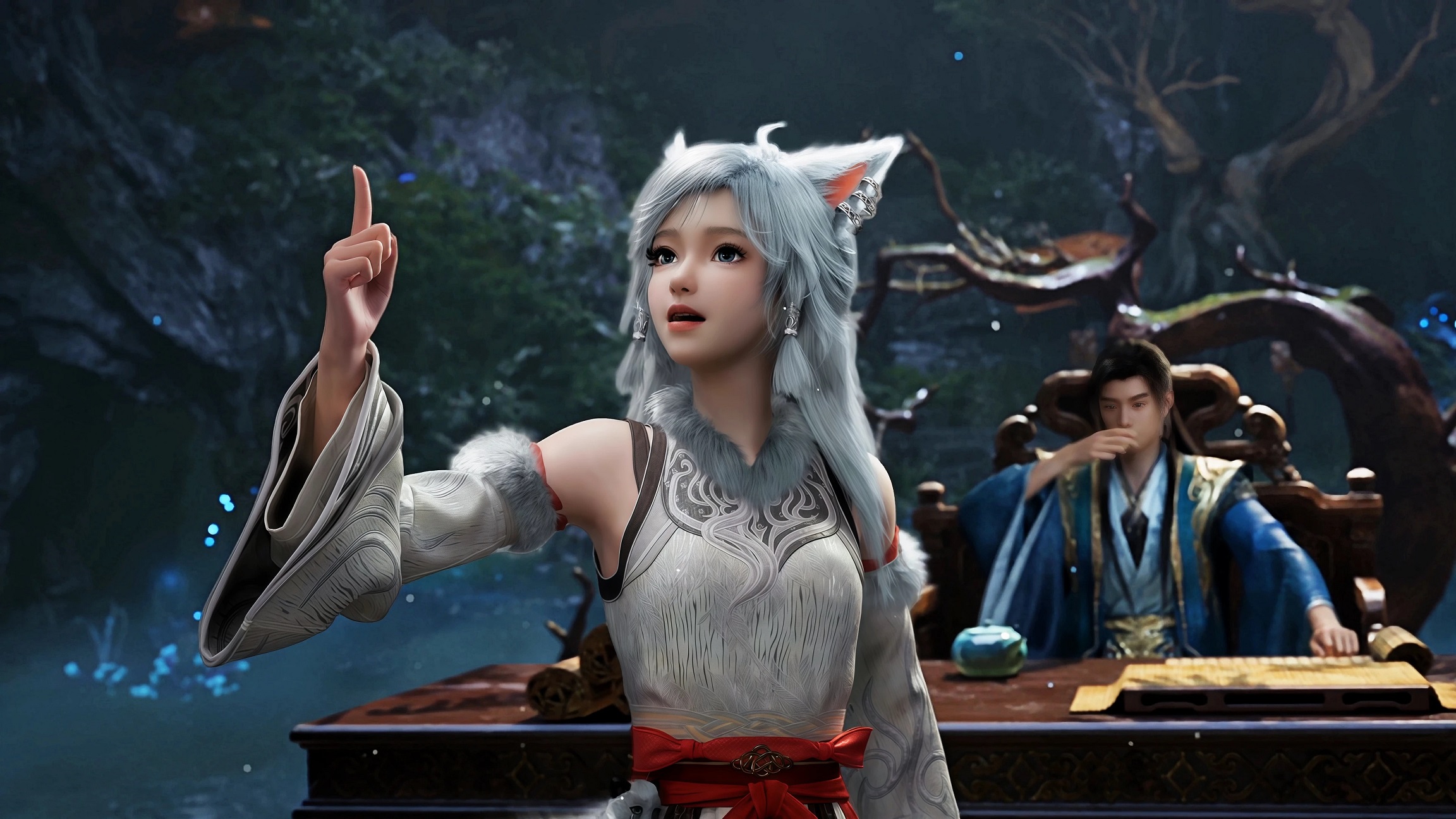 4k银月壁纸｜凡人修仙传背景 – 韩立-达人圈壁纸