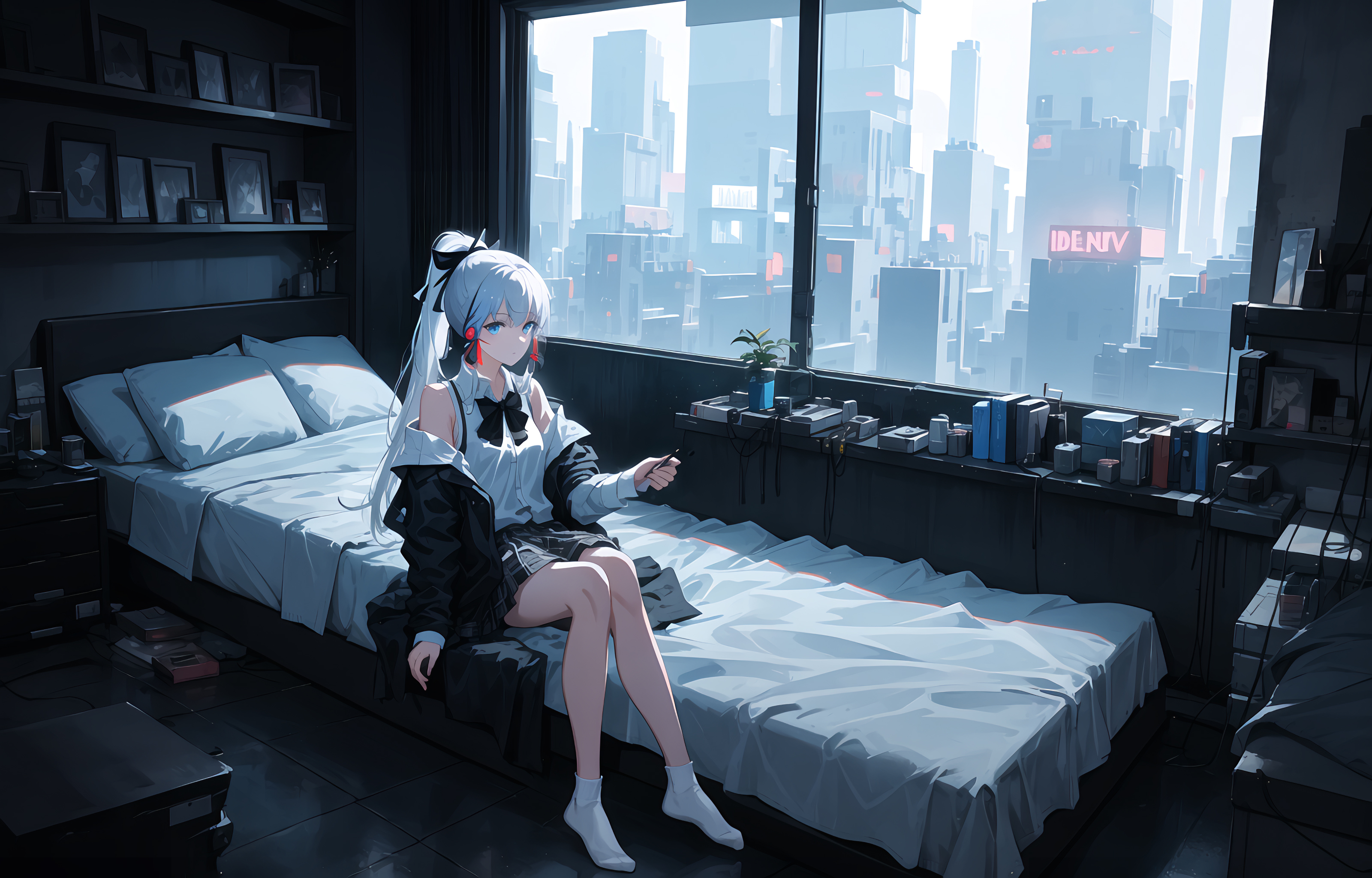 3kAI壁纸-卧室图片-《房间》背景-美女-达人圈壁纸