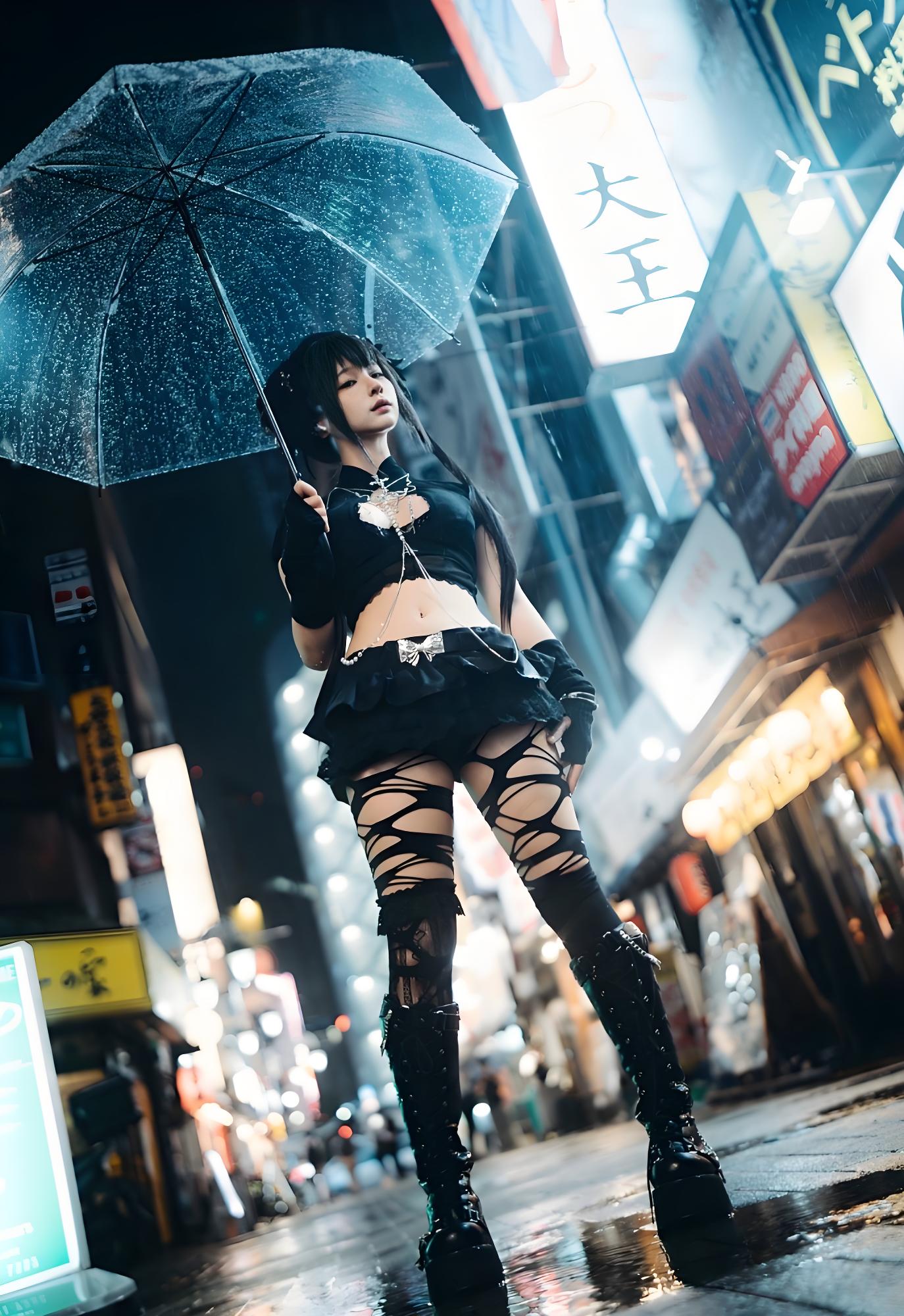 《夜行》少女写真