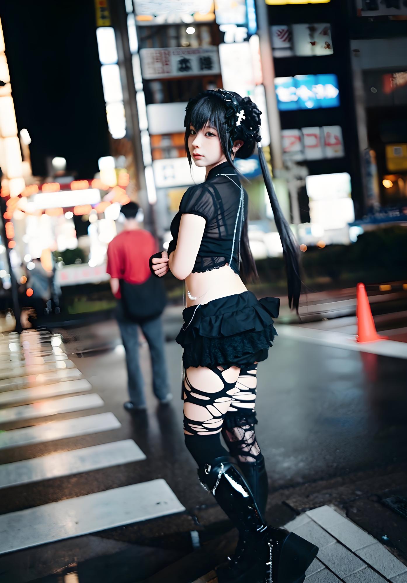 《夜行》少女写真