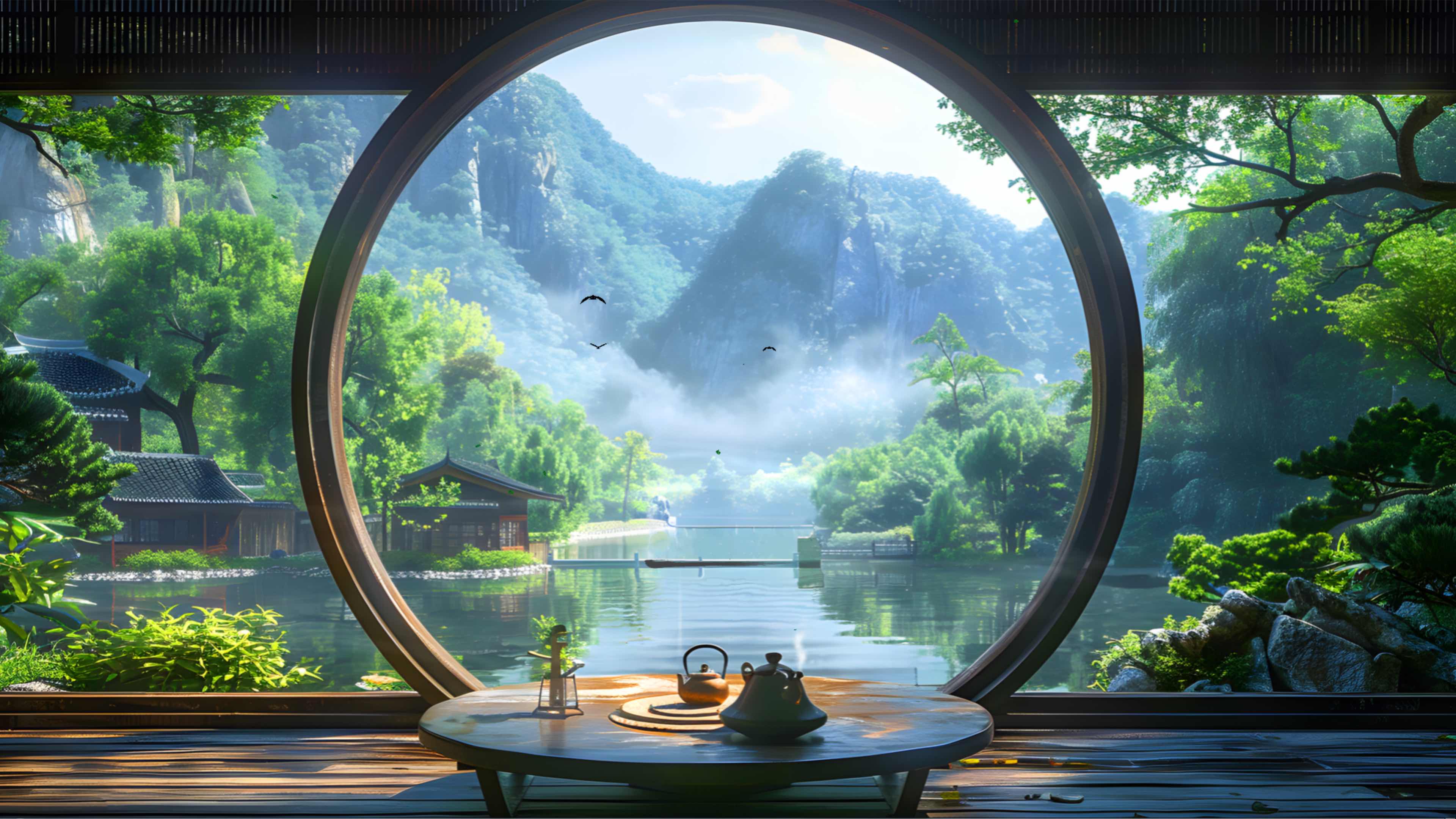 4k圆纪壁纸-插画背景图片-达人圈壁纸