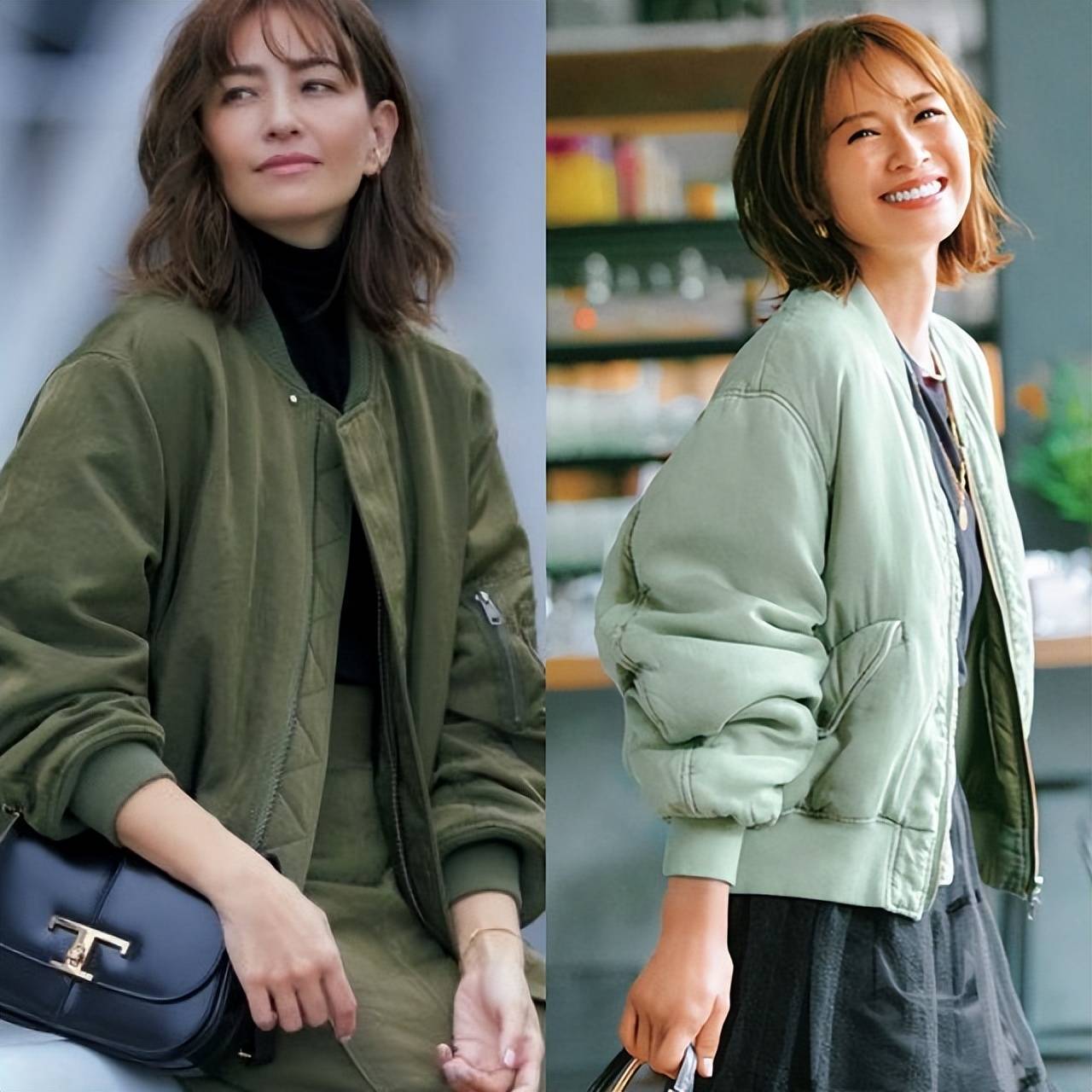 今秋最火穿搭:“MA-1夹克+半裙”,减龄时髦两不误,好看炸了 今秋最火穿搭:“MA-1夹克+半裙”,减龄时髦两不误,好看炸了