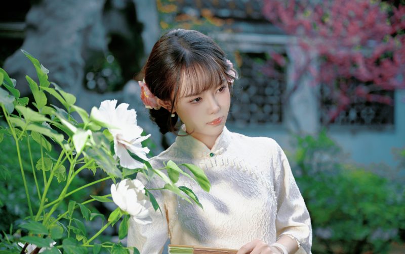 旗袍国风写真-达人圈茶社